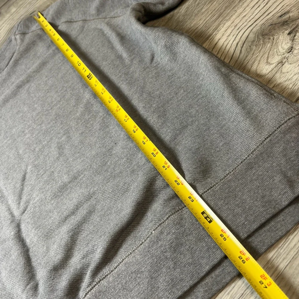 Levis Sweatshirt Mens‎ Medium Grey Raglan Sleeve Standard Fit Textured Pullover